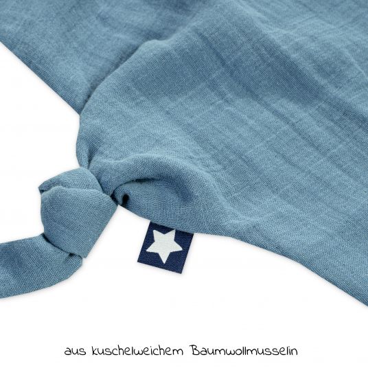 Julius Zöllner Snuffle cloth muslin - Blue