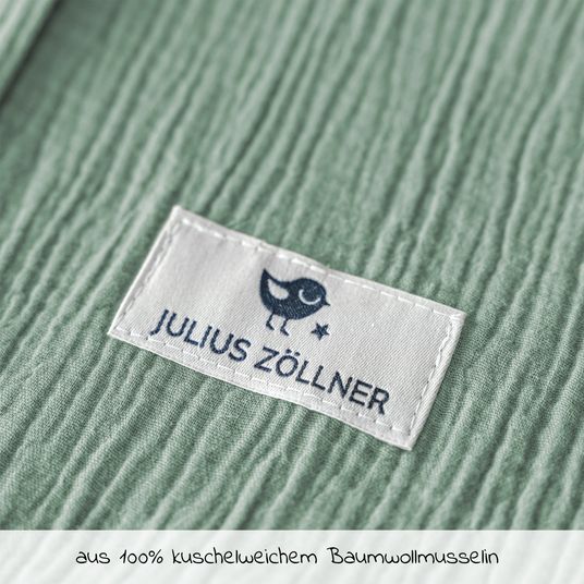 Julius Zöllner Sommerschlafsack Musselin - Grün - Gr. 50