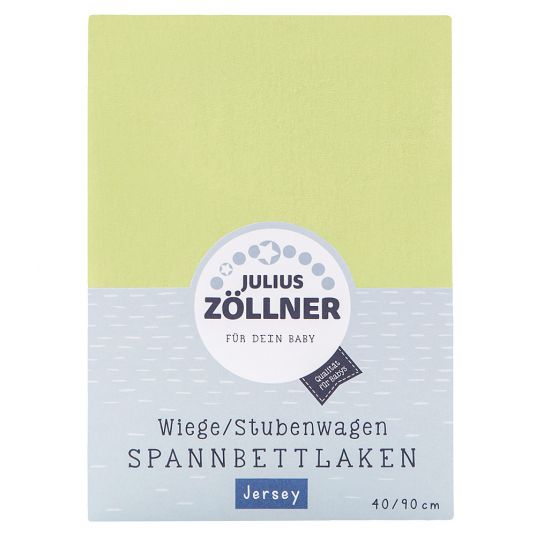 Julius Zöllner fitted sheet for small mattresses 40 x 90 cm - green