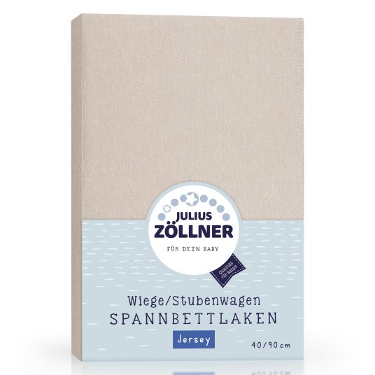 Julius Zöllner Spannbetttuch für kleine Matratzen 40 x 90 cm - Shell