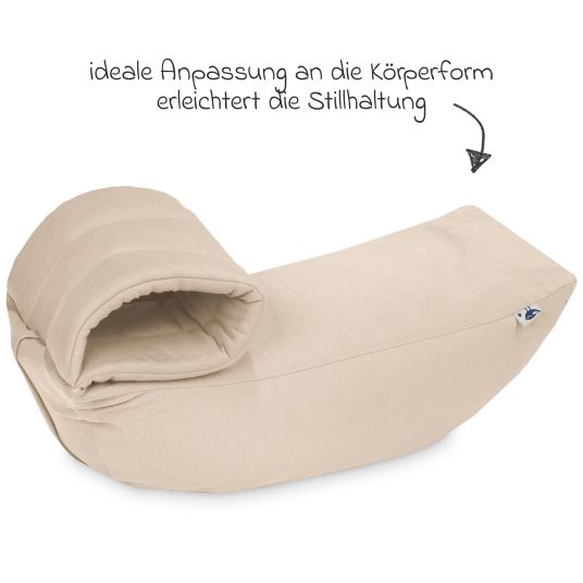 Julius Zöllner Move nursing cushion with padded arm strap - Sand