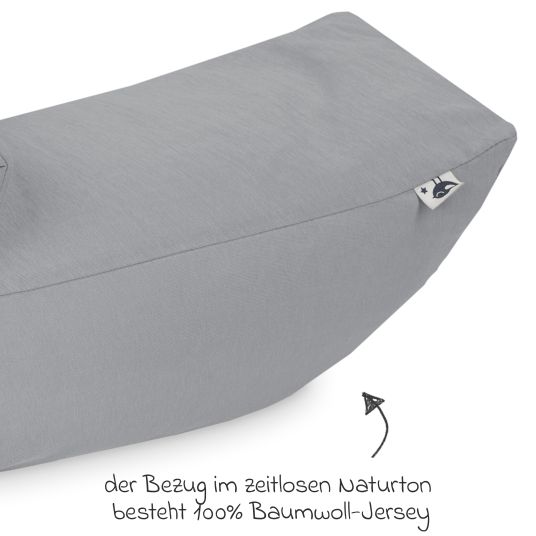 Julius Zöllner Move nursing cushion with padded arm strap - Stone