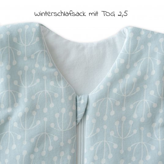 Julius Zöllner Winterschlafsack wattiert mit Arm - Jersey Planty - Gr. 74