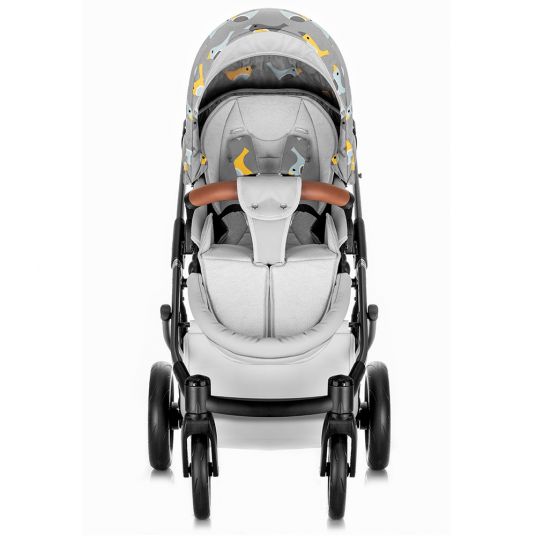 Junama Combi stroller Madena incl. baby bath, sport seat, diaper bag & rain cover - Skylark