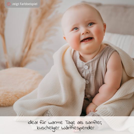 Kaiser Baby blanket Knitted Blanket 75 x 100 cm - Birdal Rose