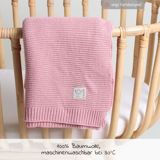 Kaiser Knit Blanket baby blanket 75 x 100 cm - Slit Green