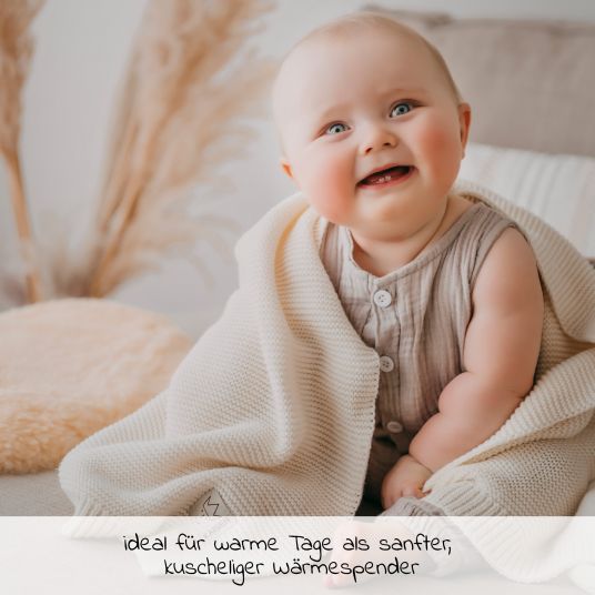 Kaiser Baby blanket Knitted Blanket 75 x 100 cm - Vanilla Ice