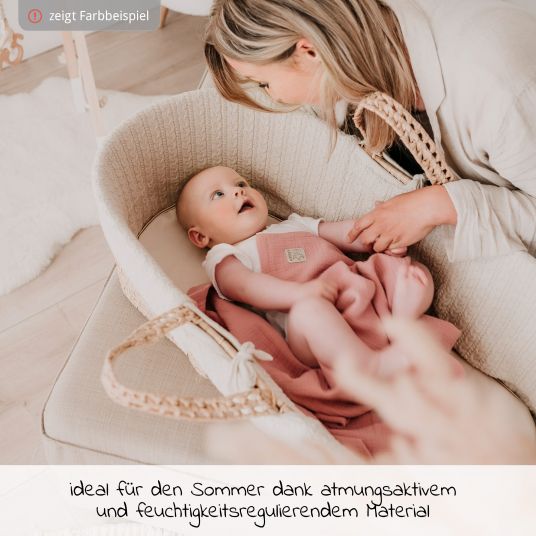 Kaiser Babydecke Muslin Summer Blanket 75 x 100 cm - Light Grey