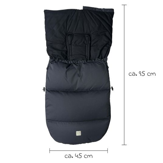 Kaiser Daunen-Fußsack Dowwny XL für Kinderwagen & Buggy - Black