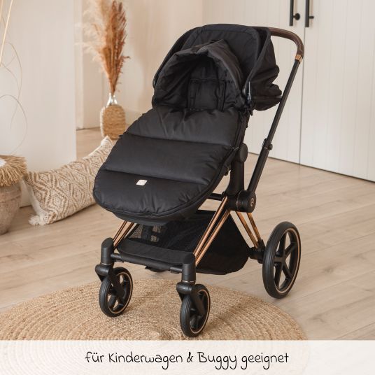 Kaiser Dowwny XL down footmuff for baby carriage & buggy - Black