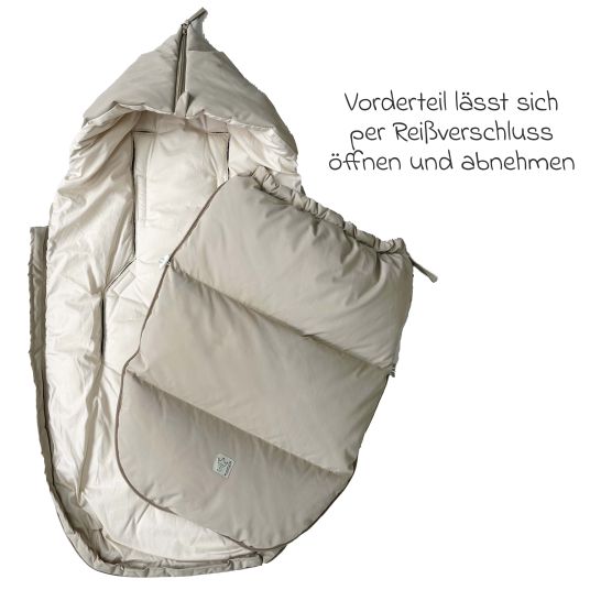 Kaiser Daunen-Fußsack Dowwny XL für Kinderwagen & Buggy - Sand