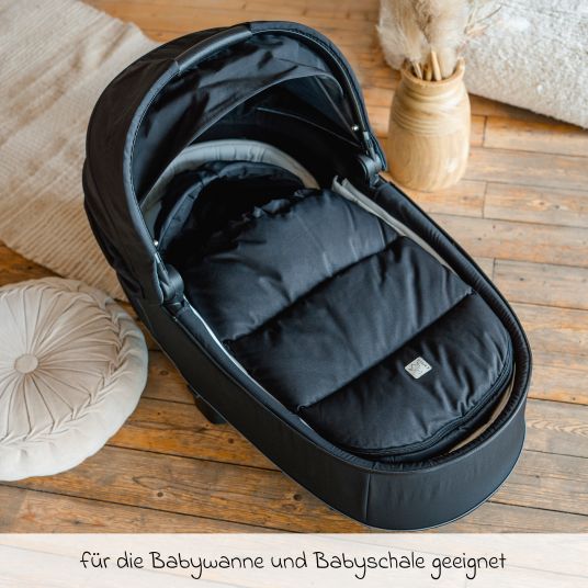 Kaiser Daunen-Fußsack Little Dowwny für Babyschalen & Babywannen - Black