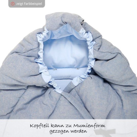 Kaiser Carl - Light Grey Melange Wrapping Blanket