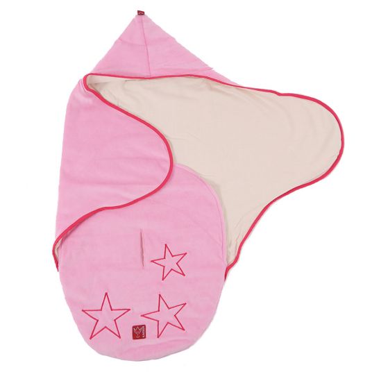 Kaiser Envelope blanket Star - Light Gray Pink