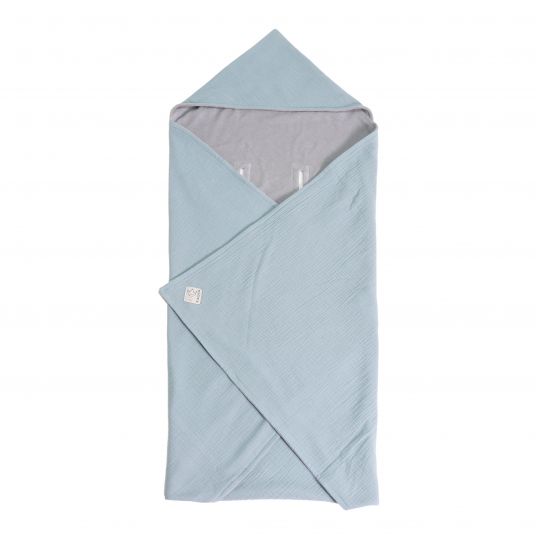Kaiser Wrap blanket Sunny Wrap Summer for baby car seats 85 x 85 cm - Slit Green