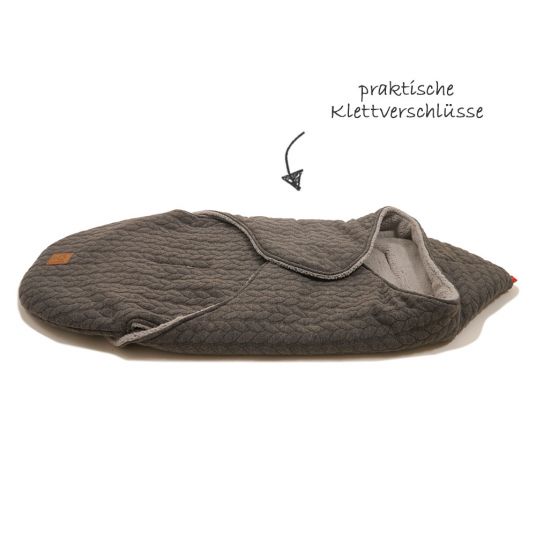 Kaiser Coperta Wrappy - Design a maglia - Antracite