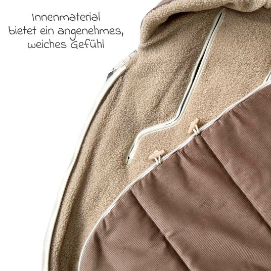 Kaiser Hau Kea fleece footmuff for baby carriage & buggy - Caribu