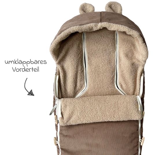 Kaiser Hau Kea fleece footmuff for baby carriage & buggy - Caribu