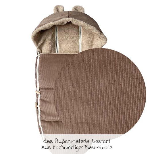 Kaiser Hau Kea fleece footmuff for baby carriage & buggy - Caribu