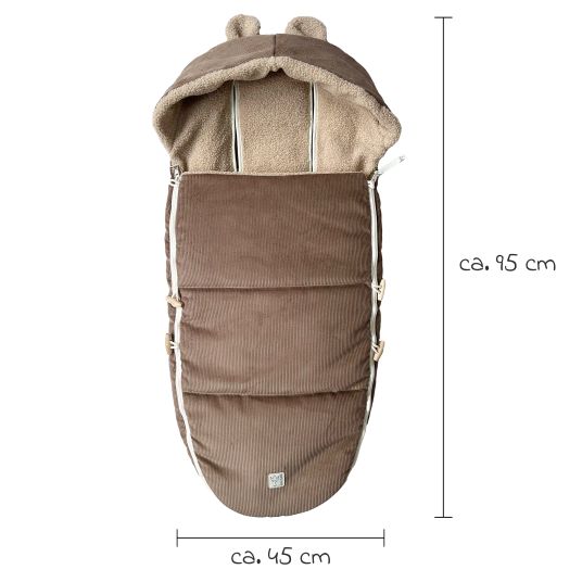 Kaiser Fleece-Fußsack Hau Kea für Kinderwagen & Buggy - Caribu