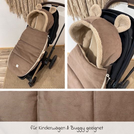 Kaiser Hau Kea fleece footmuff for baby carriage & buggy - Caribu