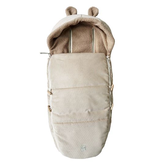 Kaiser Fleece-Fußsack Hau Kea für Kinderwagen & Buggy - Sand