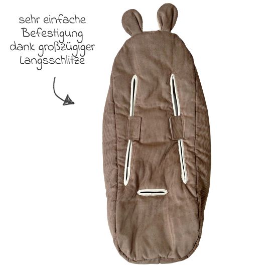 Kaiser Fleece-Fußsack Hima für Babyschalen & Babywannen - Caribou