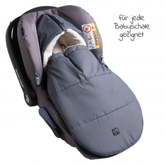 Kaiser Hoody 2.0 Fleece Footmuff for Car Seat and Carrycot - Anthracite