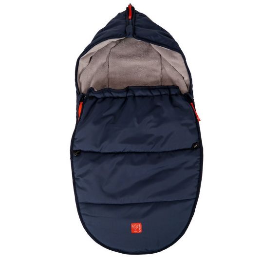 Kaiser Hoody fleece footmuff for infant carriers and bassinets - Navy