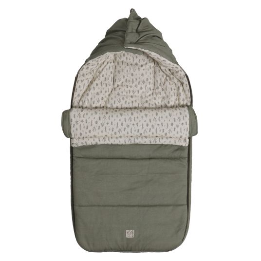 Kaiser Sophia jersey footmuff for baby carriages and buggies - Olive Green