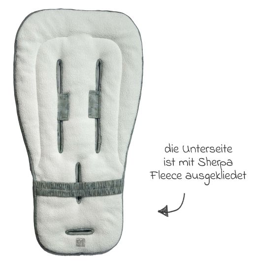 Kaiser Kinderwageneinlage Sherpa - Forrest Green