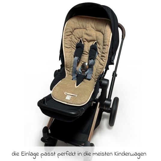 Kaiser Terry summer insert for baby carriages - Butternut