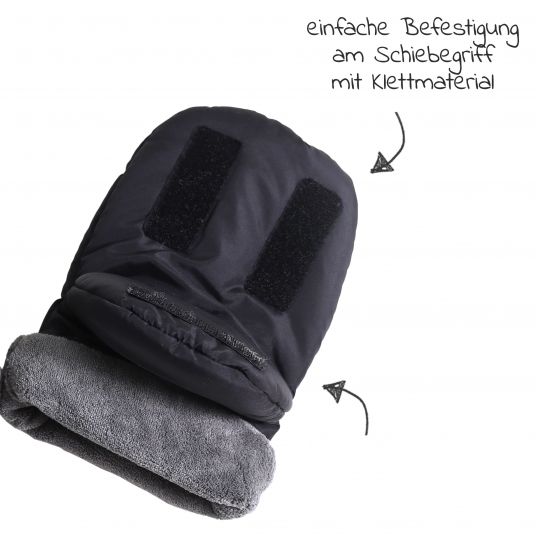 Kaiser Thermo-Fleece Handschuh Ben - Black