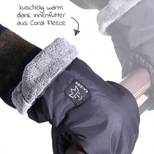 Kaiser Thermal fleece glove Ben - Black