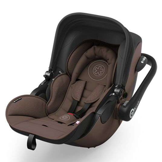 Kiddy Evoluna i-Size baby seat incl. Isofix base - Nougat Brown