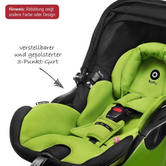 Kiddy Evoluna i-Size baby seat incl. Isofix base - Steel Grey