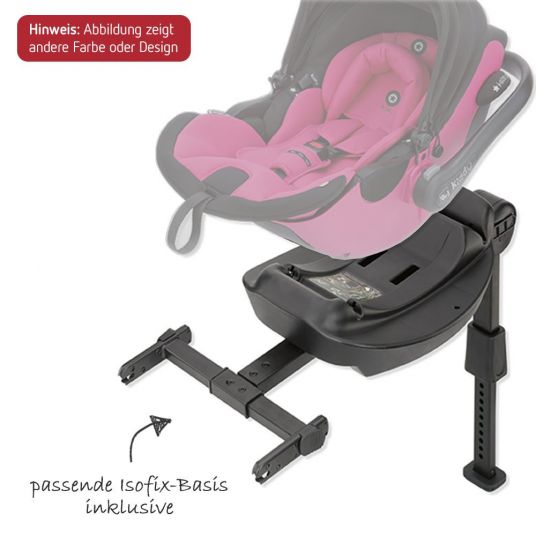 Kiddy Evoluna i-Size baby seat incl. Isofix base - Steel Grey