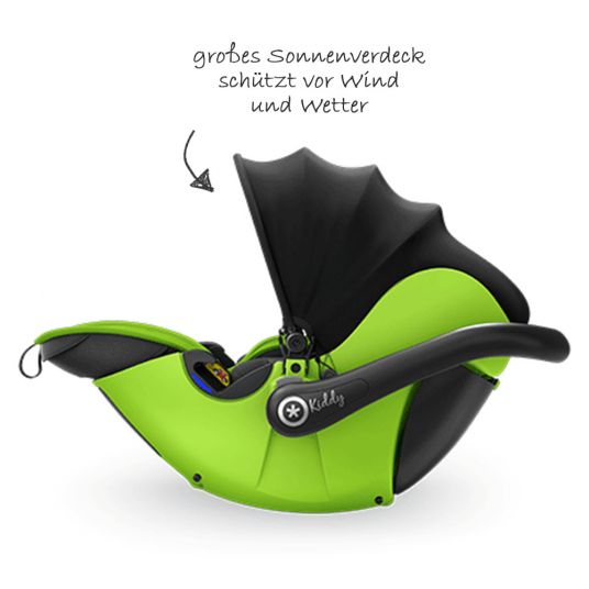 Kiddy Baby car seat Evolution Pro 2 - Spring Green