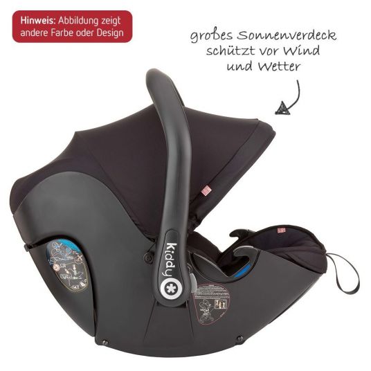Kiddy Evolution Pro 2 baby seat - Steel Grey
