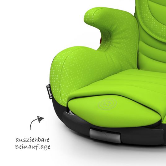 Kiddy Cruiserfix 3 child seat - Spring Green