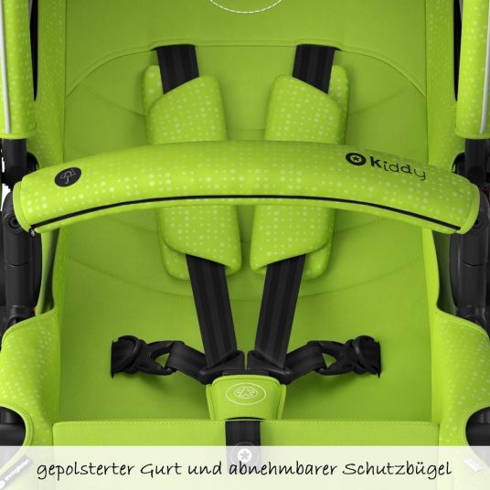 Kiddy Evoglide 1 stroller - Lime Green