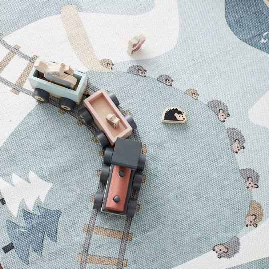 Kids Concept Wooden train - animals