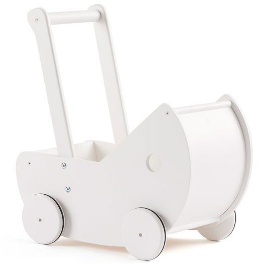 Kids Concept Doll carriage with bedding & pillows - wood