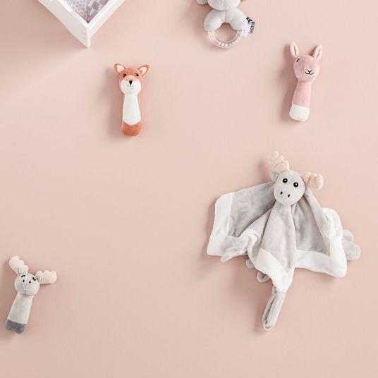 Kids Concept Cuddle cloth Edvin - Moose - Grey
