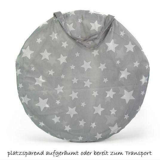 Kids Concept Play Tunnel - Star - Grey