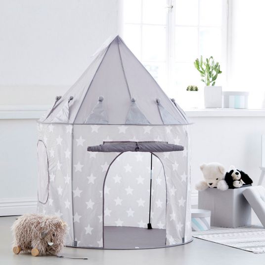 Kids Concept Play tent - Star - Grey