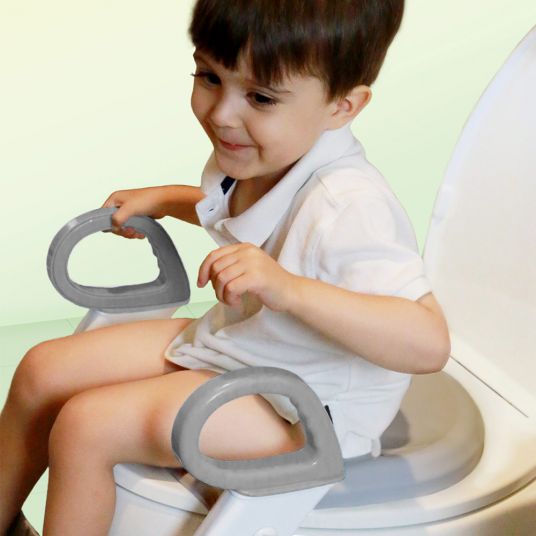 Kidsbo Toilettentrainer - Weiß Grau