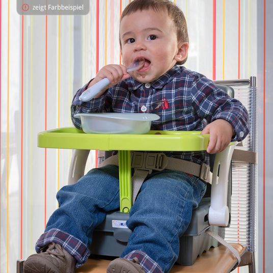 KidsKit Sitzerhöhung Hi-Seat mitwachsend - Blau Grün Orange
