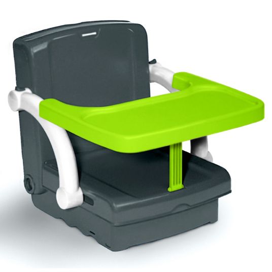 KidsKit Sitzerhöhung Hi-Seat mitwachsend - Grau Grün Weiß
