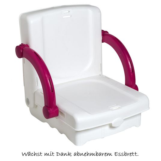 KidsKit Sitzerhöhung Hi-Seat mitwachsend - White Rose Berry